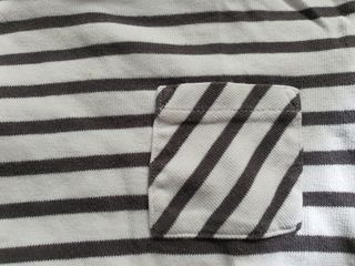 Conjunto bebé Peto vaquero prenatal + jersey rayas