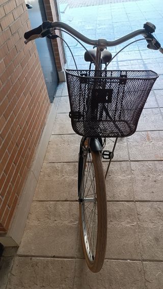 Bicicleta paseo vintage azul
