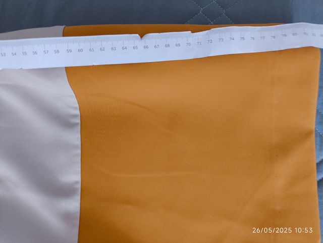 Vestido corto marrón- beige - ocre