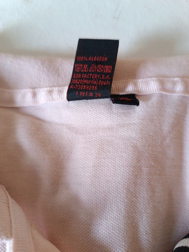 Polo rosa mujer talla L