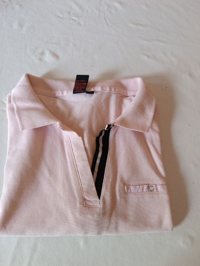 Polo rosa mujer talla L