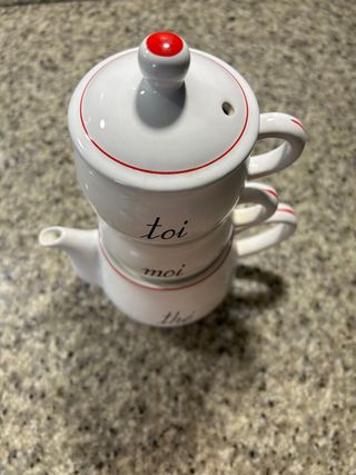 Juego té "Tú y Yo" - Porcelana