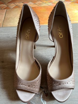 Sandali Liu Jo beige, tacco alto, n.40