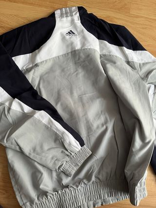 Chándal Adidas gris-azul marino oscuro