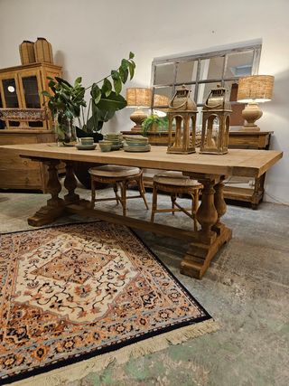 Mesa Comedor Madera - Estilo Rústico