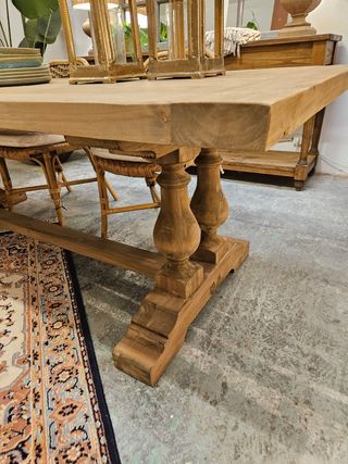 Mesa Comedor Madera - Estilo Rústico
