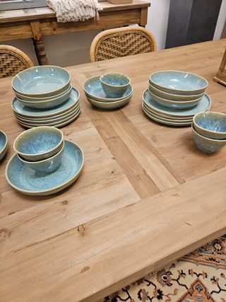Mesa Comedor Madera - Estilo Rústico