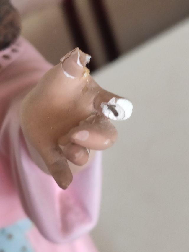 Niño Jesús Cruz Antigua - Figura