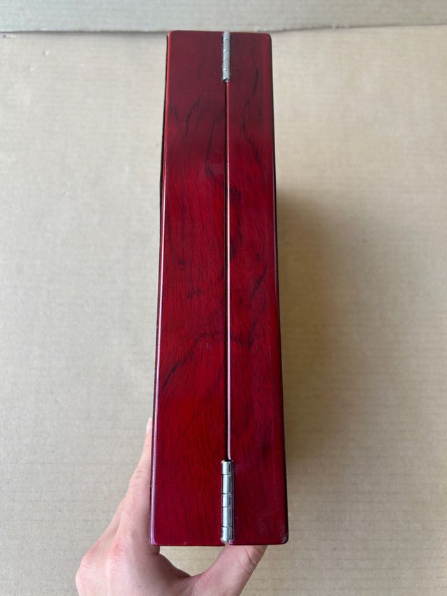 Scatola vintage Veliero legno argento