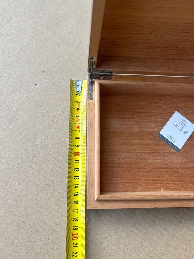 Scatola vintage Veliero legno argento