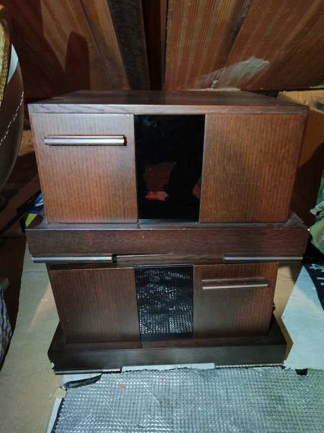 Mesillas noche madera maciza - 2 uds