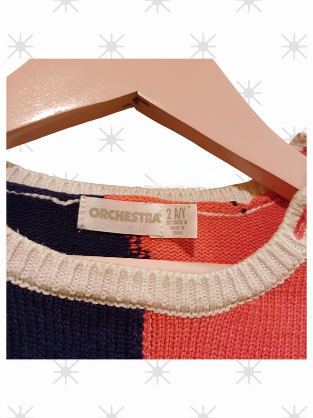 Vestido niña punto con lentejuelas