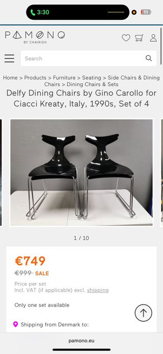 Diseño italiano DELFY – Ginocarollo|Ciacci Kreaty