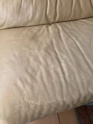 Sofá piel beige relax