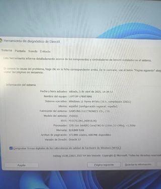 Portátil Samsung Book 2 - Plata