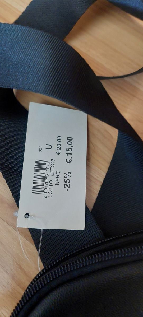 Bandolera Lotto negra