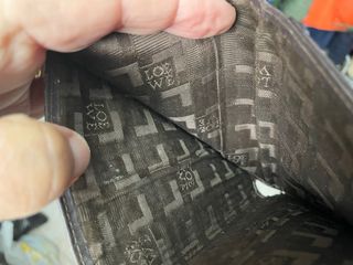 Cartera LOEWE Piel - Marrón Negro