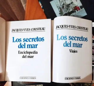Cousteau los secretos del mar 12 libros