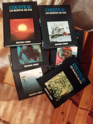 Cousteau los secretos del mar 12 libros