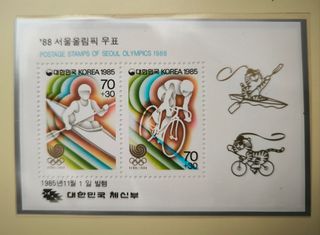 Álbum Sellos Olimpiadas Seúl 1988