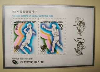 Álbum Sellos Olimpiadas Seúl 1988