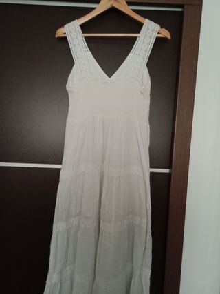 Vestido blanco ibicenco
