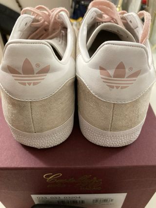Zapatillas Adidas Gazelle Rosa Beige