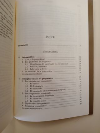 INTRODUCCIÓN A LA PRAGMÁTICA. ARIEL. M.V. ESCANDEL