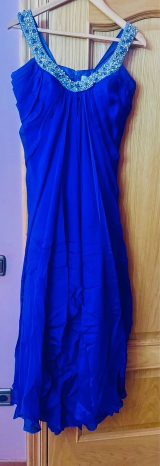 Vestido azul fiesta - Talla M 