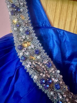 Vestido azul fiesta - Talla M 