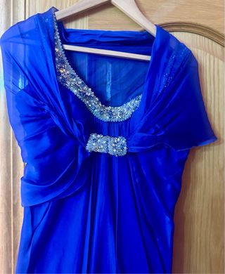 Vestido azul fiesta - Talla M 