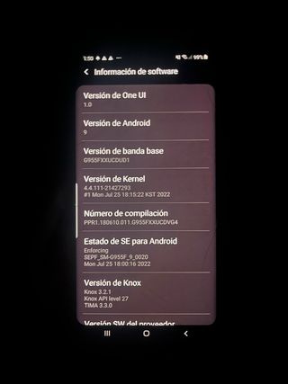 Samsung Galaxy S8 Gold - Pantalla rota