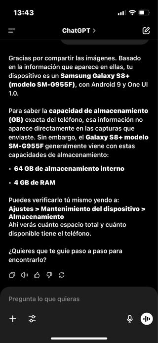 Samsung Galaxy S8 Gold - Pantalla rota