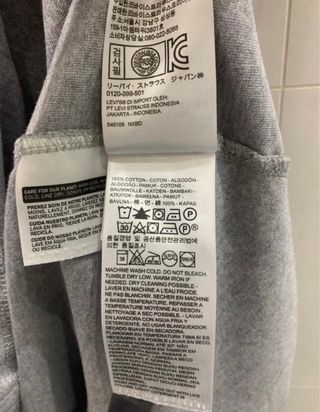 Camiseta Levi's gris XL