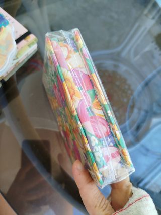 Caja notas floral vintage