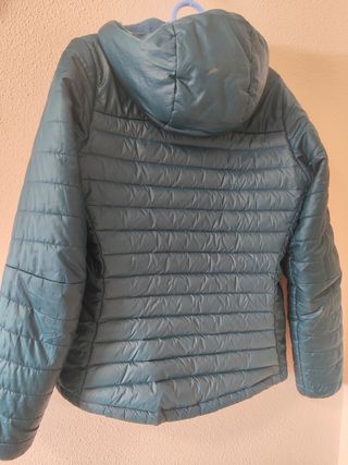 Chaqueta Quechua plumas verde