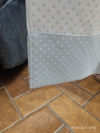 Cortinas celestes estampadas - 2uds