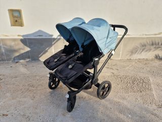 Bugaboo Donkey 3 gemelar - Azul