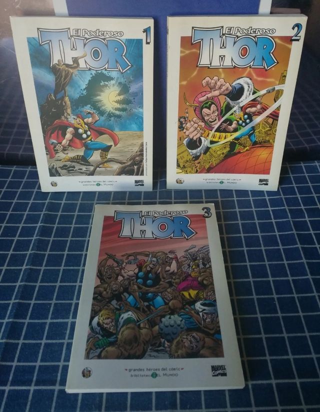 3 TOMOS THOR ORIGINALES CASTELLANO