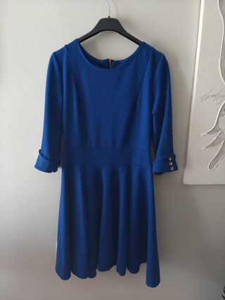 Vestido azul talla 16
