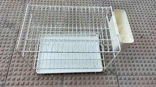 Escurridor platos 2 niveles blanco