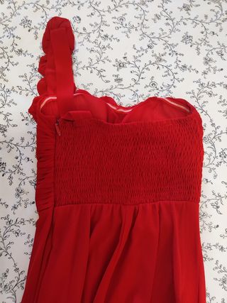 Vestido rojo de invitada boda fiesta