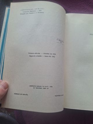 Dos libros de historia de España e Inglaterra