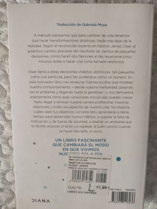 Hábitos atómicos: Cambios pequeños, resultados ...