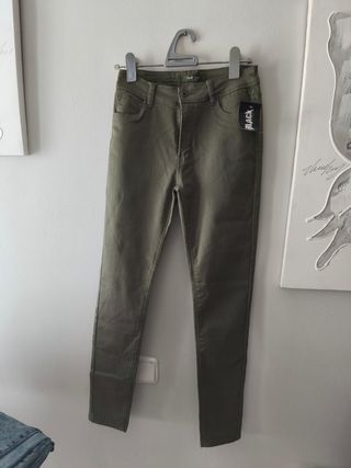 Pantalones - Verde Oliva - Talla L