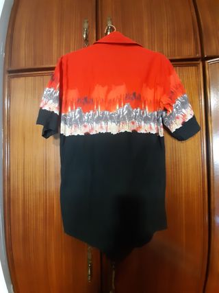 Camisa Brooks Brothers - M - Roja y Negra