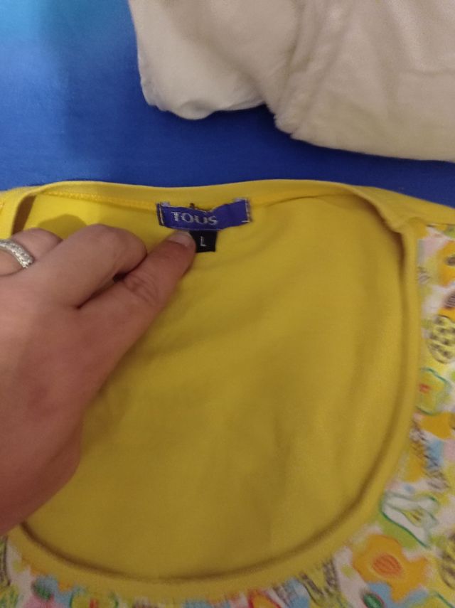 Camiseta Tous Talla L amarilla