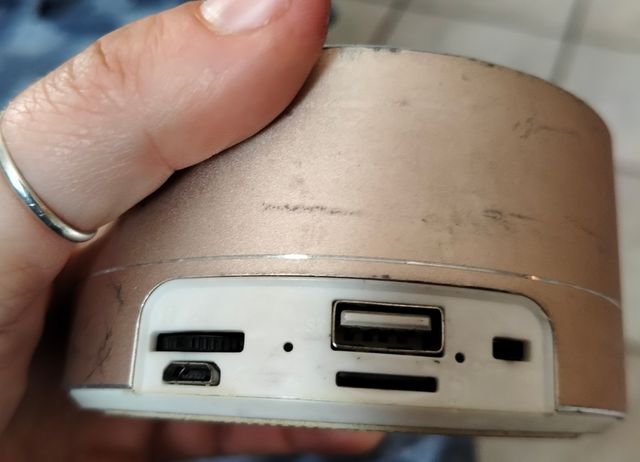 Mini speaker MUSYL Bluetooth - Oro rosa