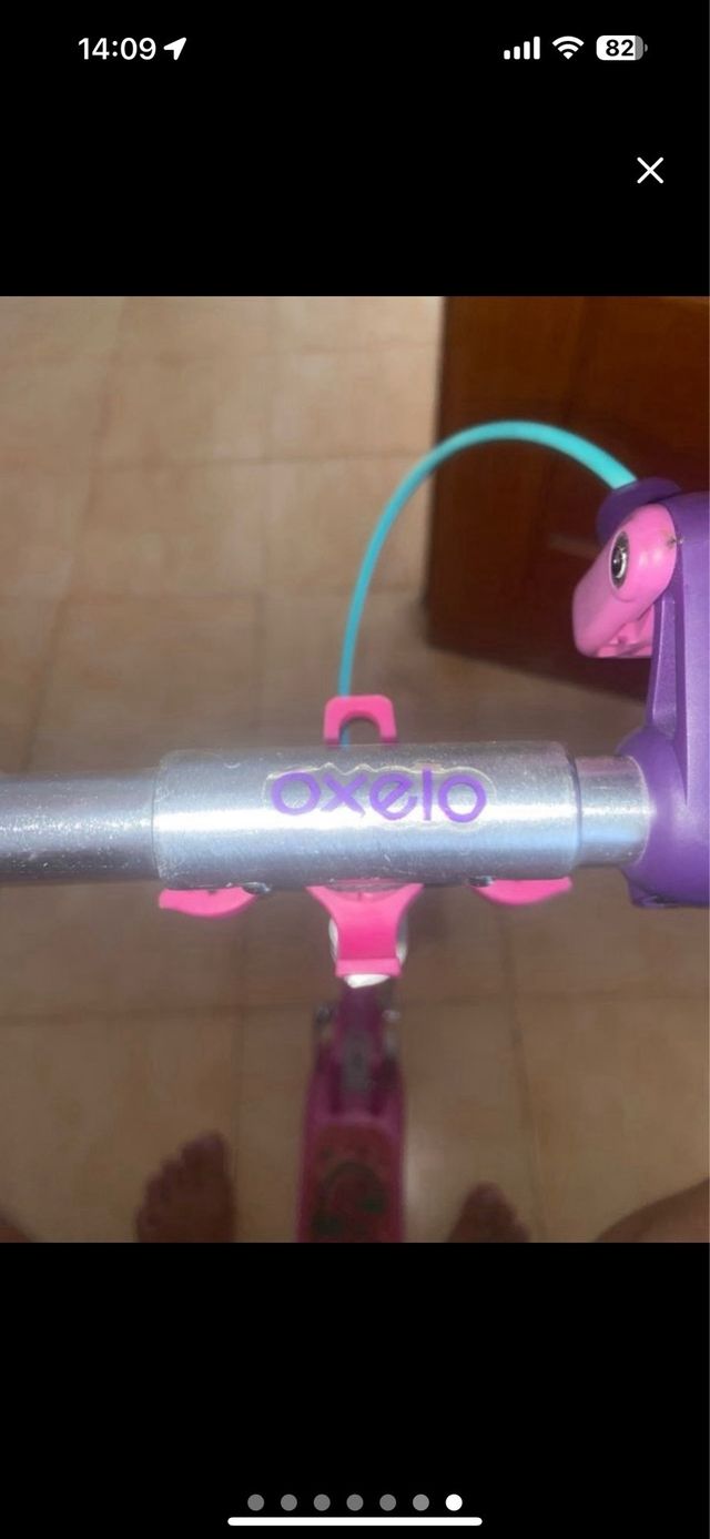 Patinete niña, Plegable, Rosa