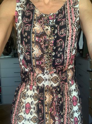 Vestido largo boho chic